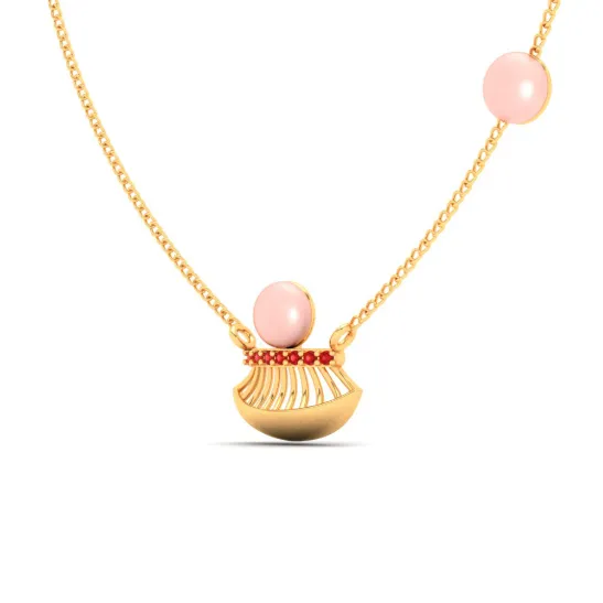 18k Gold And Pearl Necklace From Online Exclusive Collection