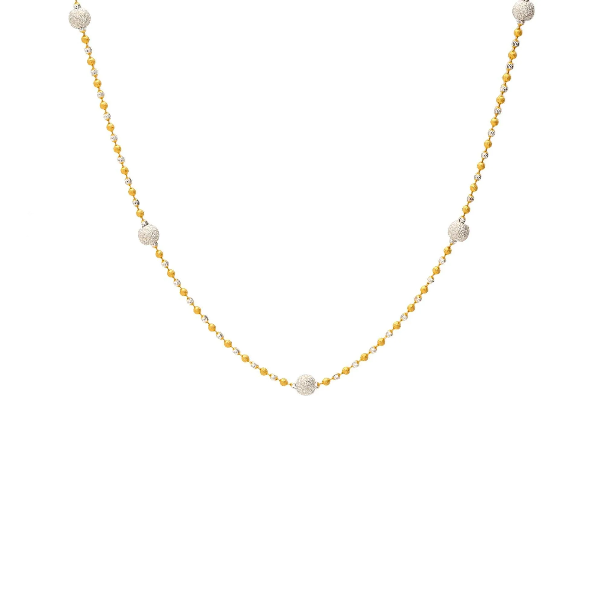 22K Yellow & White Gold Sophia Chain