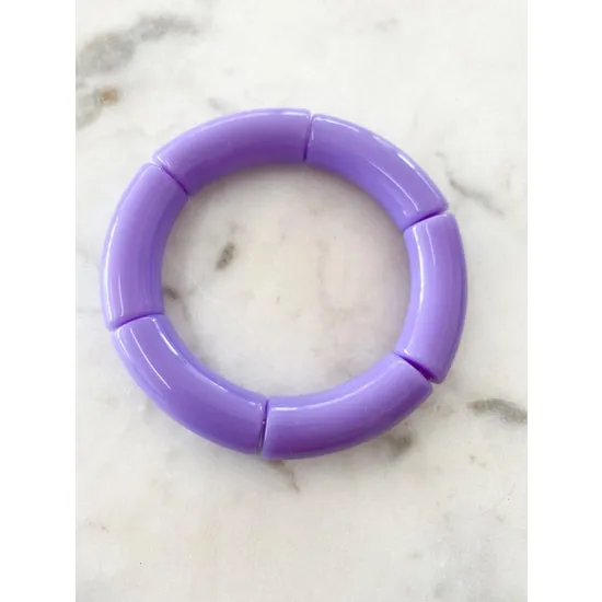 Acrylic Bamboo Bangle (7mm)