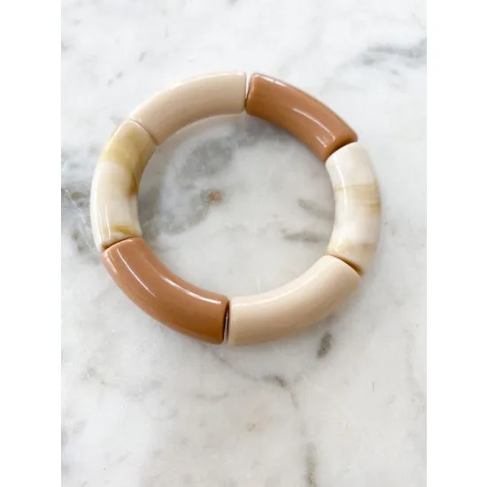 Acrylic Bamboo Bangle (7mm)