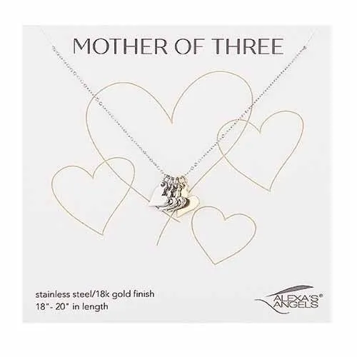 Alexa's Angels Mother of Three Necklace