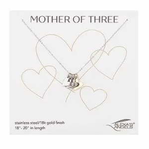 Alexa's Angels Mother of Three Necklace