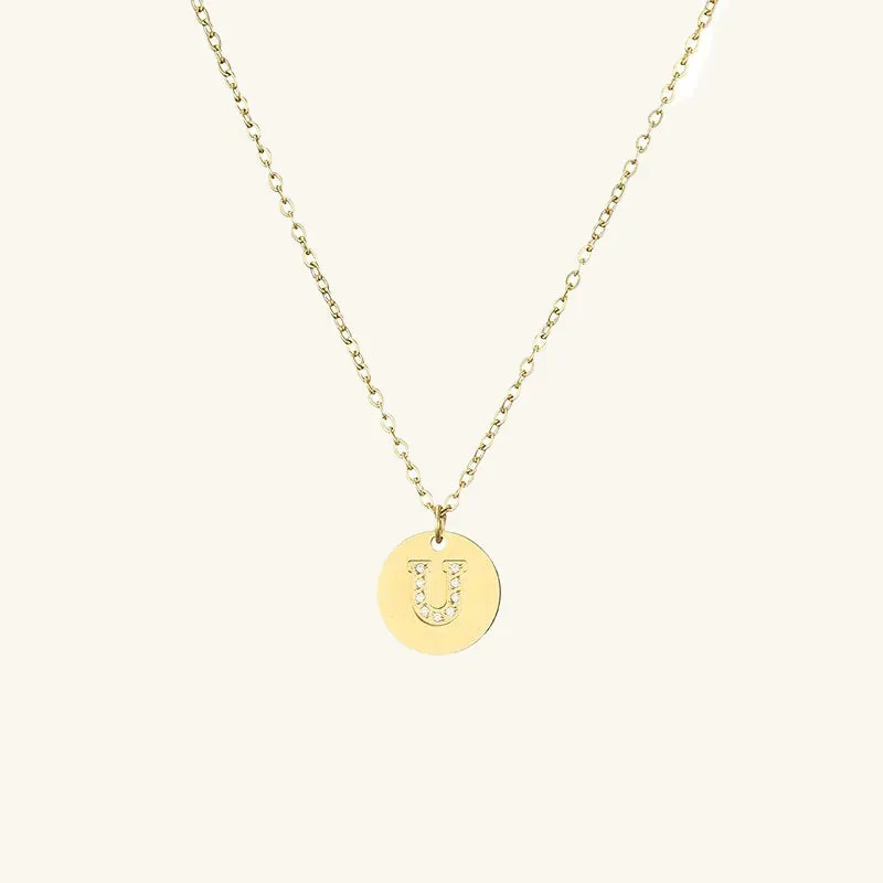 Amélie Initial O-Chain Necklace