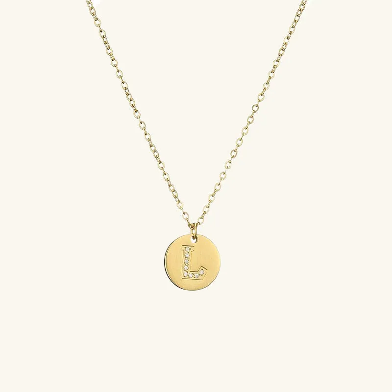 Amélie Initial O-Chain Necklace