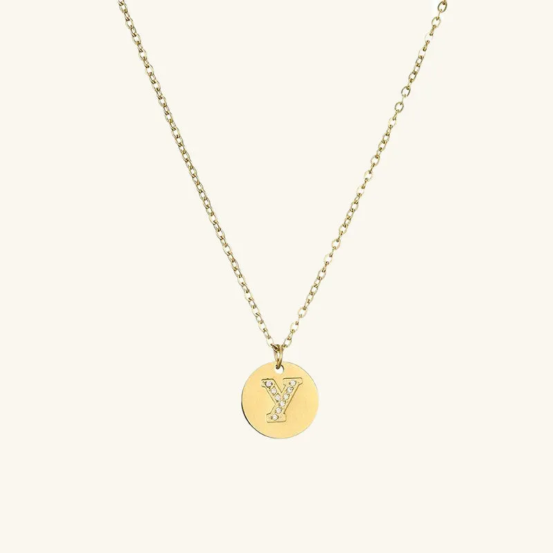 Amélie Initial O-Chain Necklace