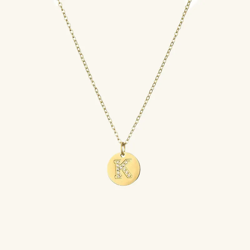 Amélie Initial O-Chain Necklace