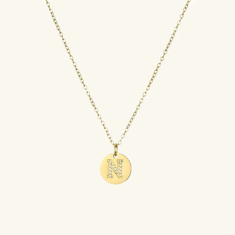 Amélie Initial O-Chain Necklace