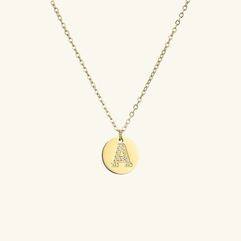 Amélie Initial O-Chain Necklace