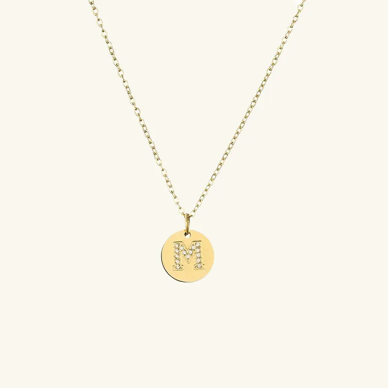 Amélie Initial O-Chain Necklace