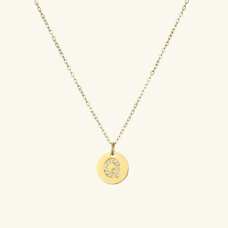 Amélie Initial O-Chain Necklace