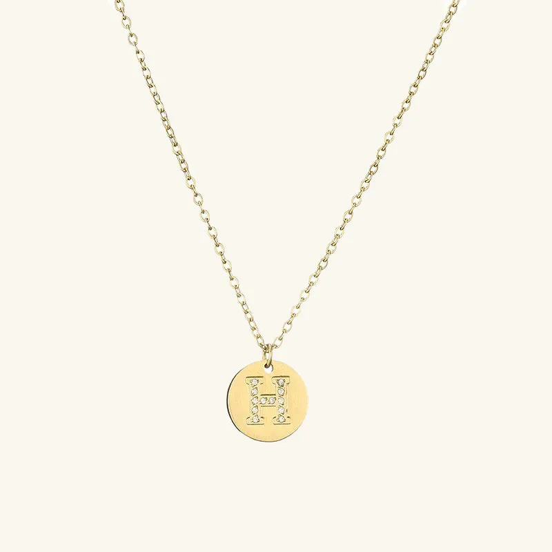 Amélie Initial O-Chain Necklace