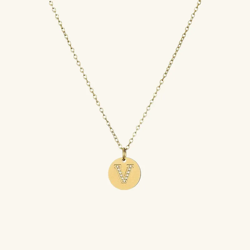 Amélie Initial O-Chain Necklace