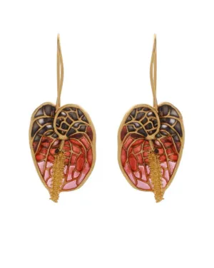 Anthurium Earrings