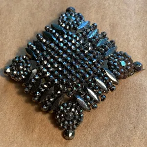 Antique Steel Cut Brooch, France