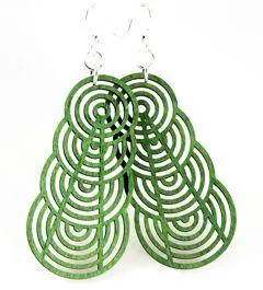 Ascending Interlocking Circle Earrings # 1377