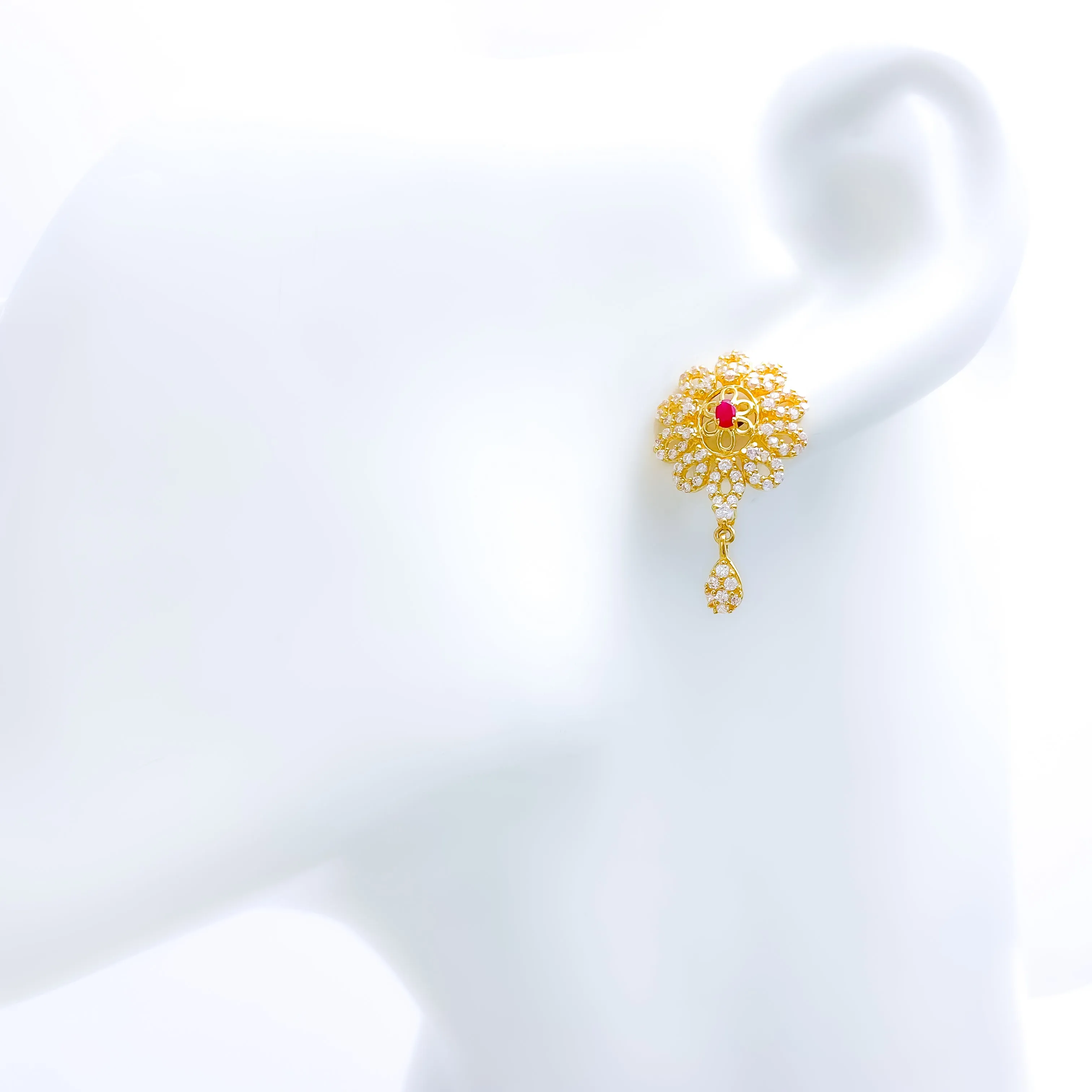 Beautiful Decorative CZ Earrings