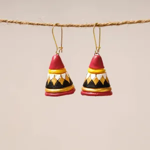 Bishnupur Handpainted Dangler Terracotta Earrings 34