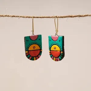 Bishnupur Handpainted Terracotta Earrings 46