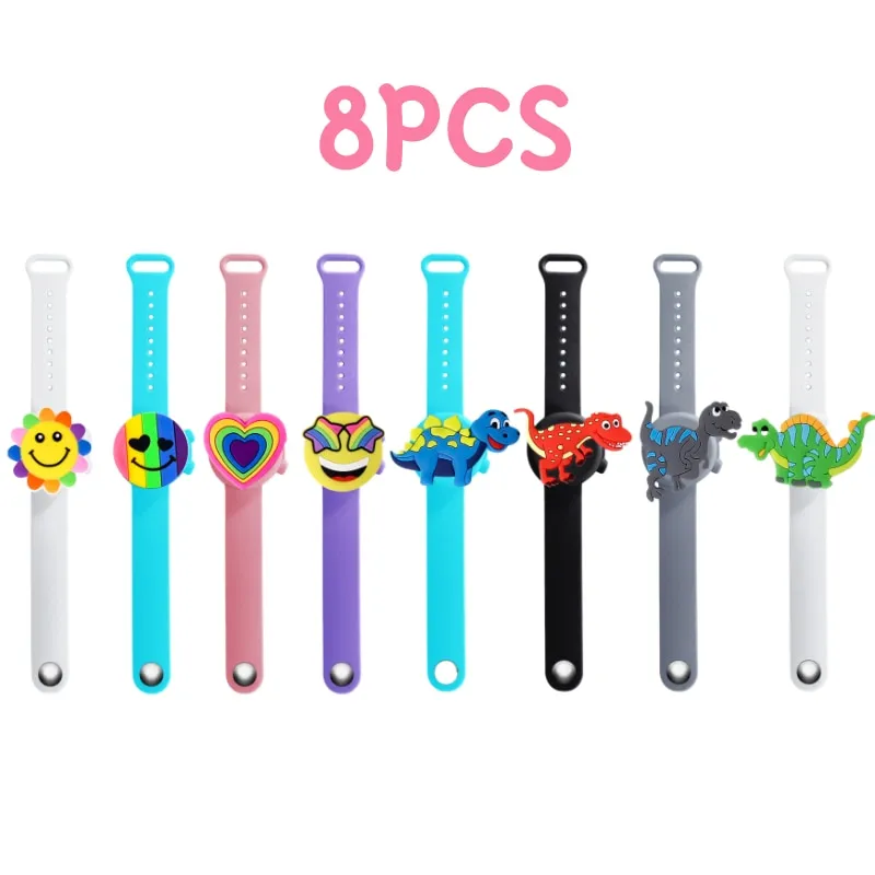 Cartoon Hand Sanitizer Bracelet Portable Disinfectant  Silicone Wristband