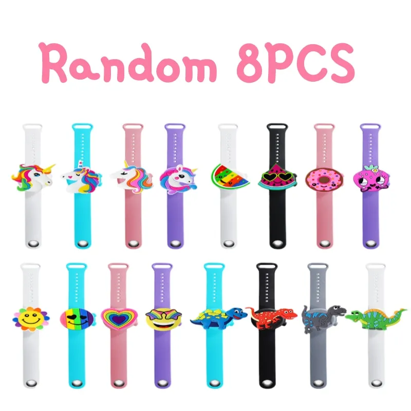 Cartoon Hand Sanitizer Bracelet Portable Disinfectant  Silicone Wristband