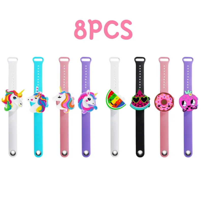 Cartoon Hand Sanitizer Bracelet Portable Disinfectant  Silicone Wristband