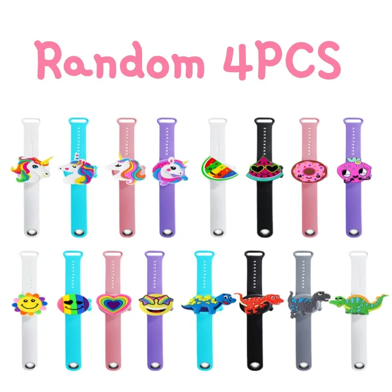 Cartoon Hand Sanitizer Bracelet Portable Disinfectant  Silicone Wristband