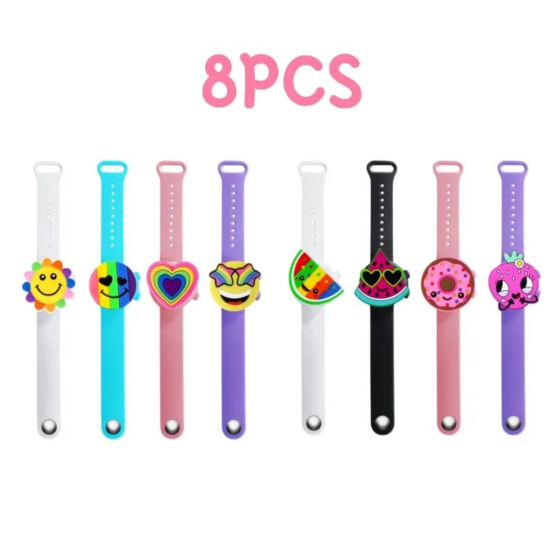 Cartoon Hand Sanitizer Bracelet Portable Disinfectant  Silicone Wristband