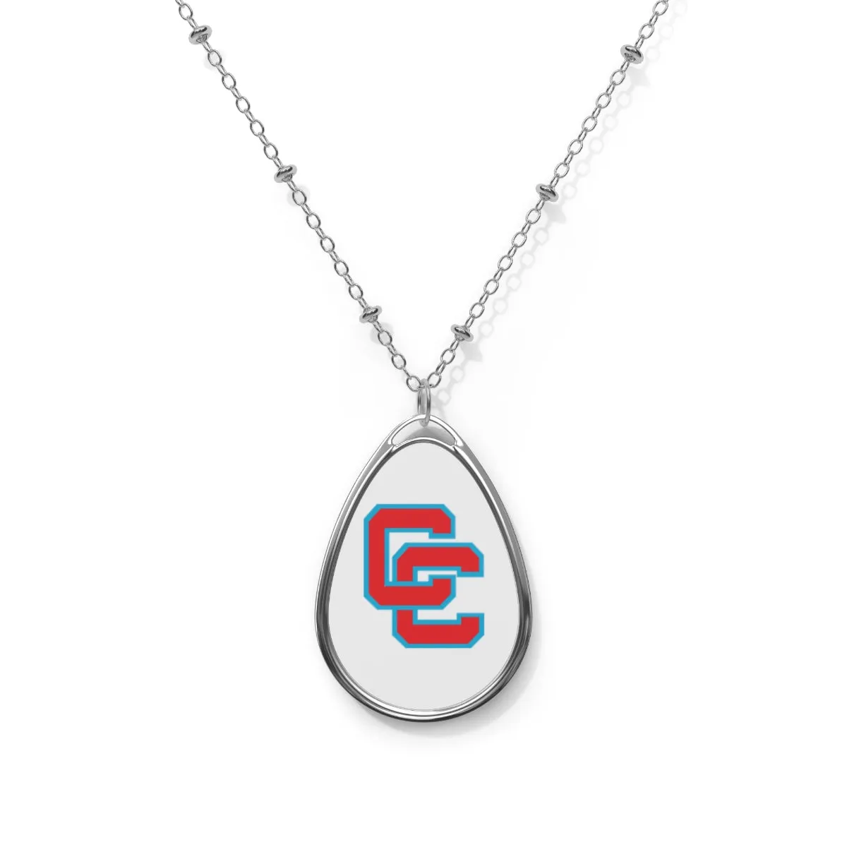 Charlotte Catholic Oval Necklace