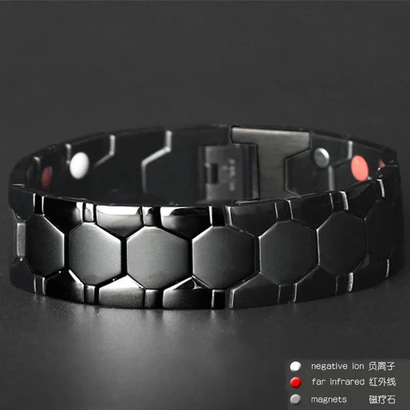 Charm bracelet Health Energy Bangle Arthritis Twisted Magnetic Exquisite Bracelet Male Gift Power Therapy Magnets Men Bracelet