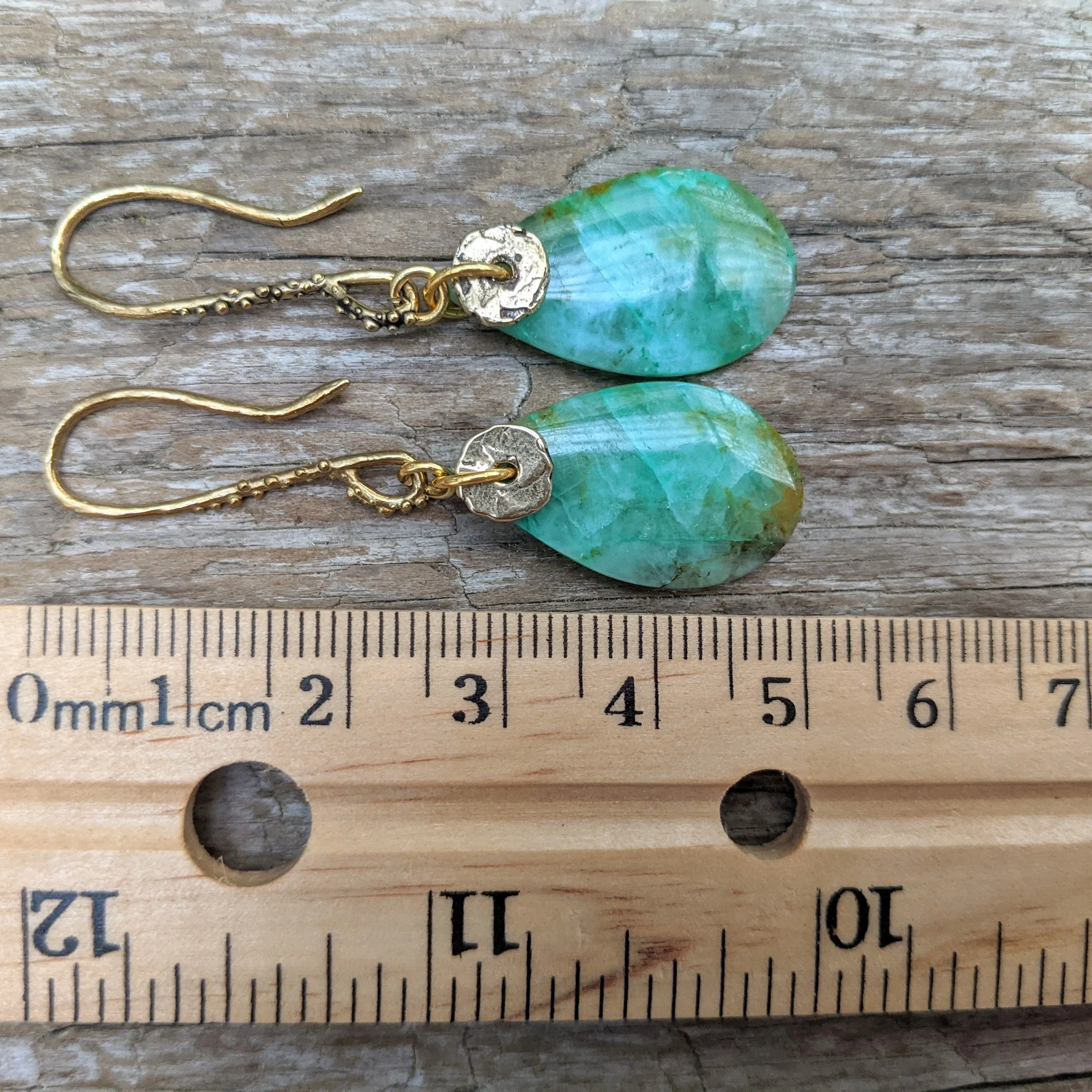 Chrysocolla Drop Earrings