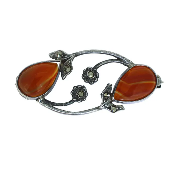 Cornelian Brooch