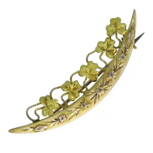 Crescent Bar Brooch