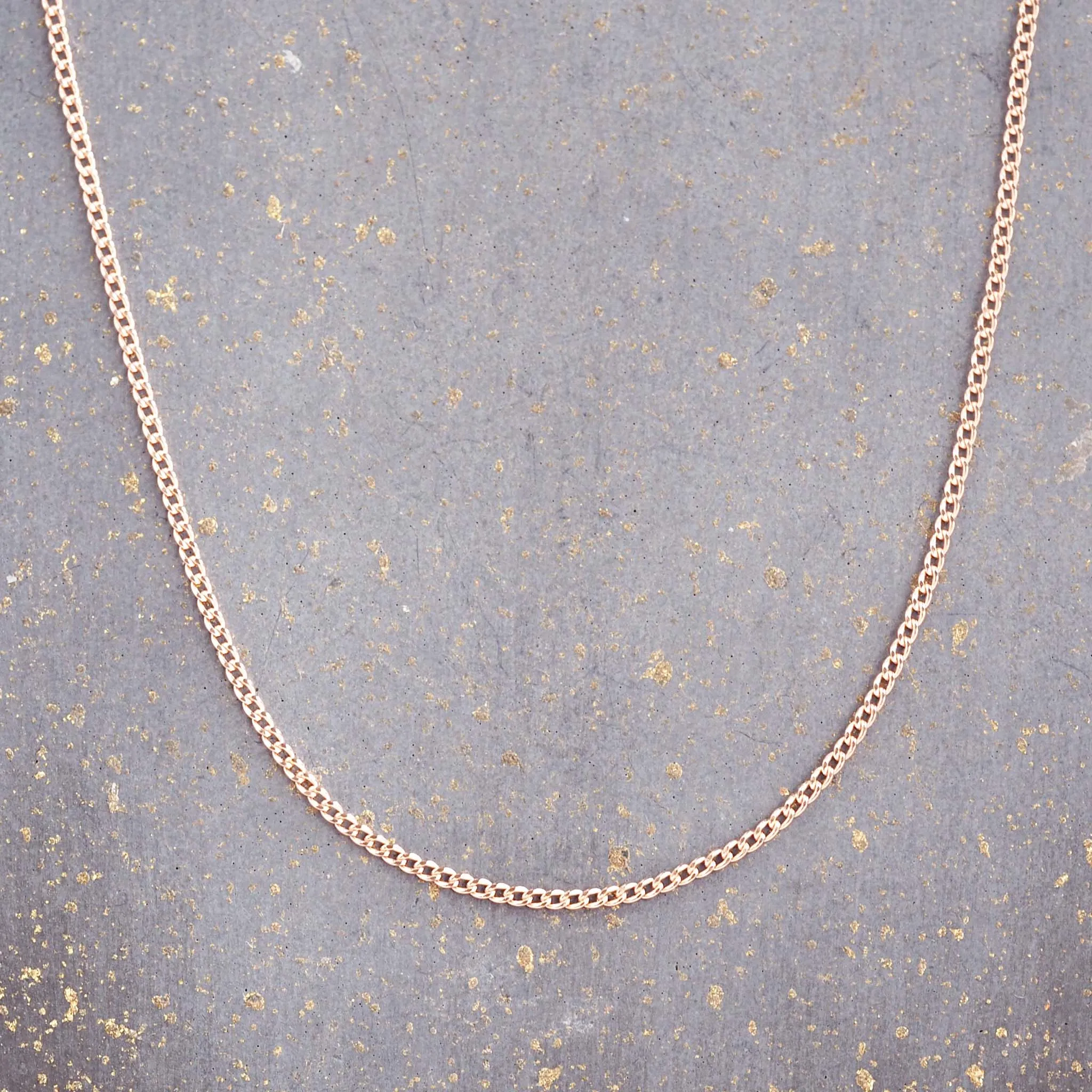 Dainty 9k Rose Gold Chain