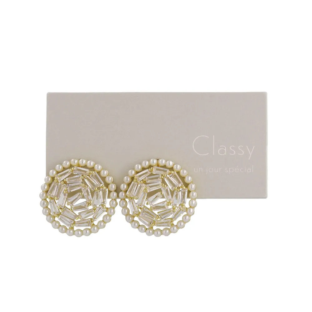 Decorative Circle Earrings