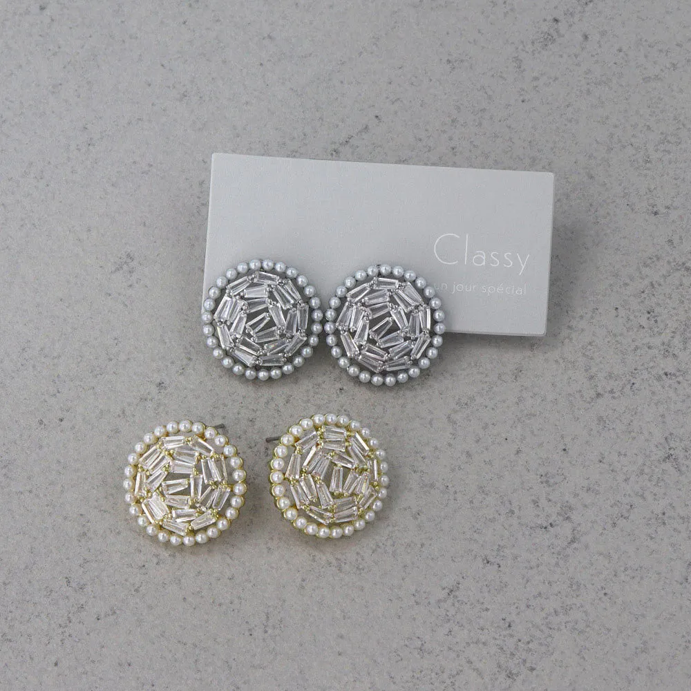 Decorative Circle Earrings