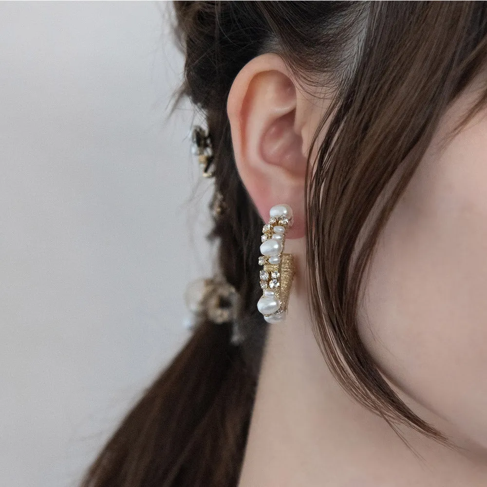 Decorative Hoop Earrings