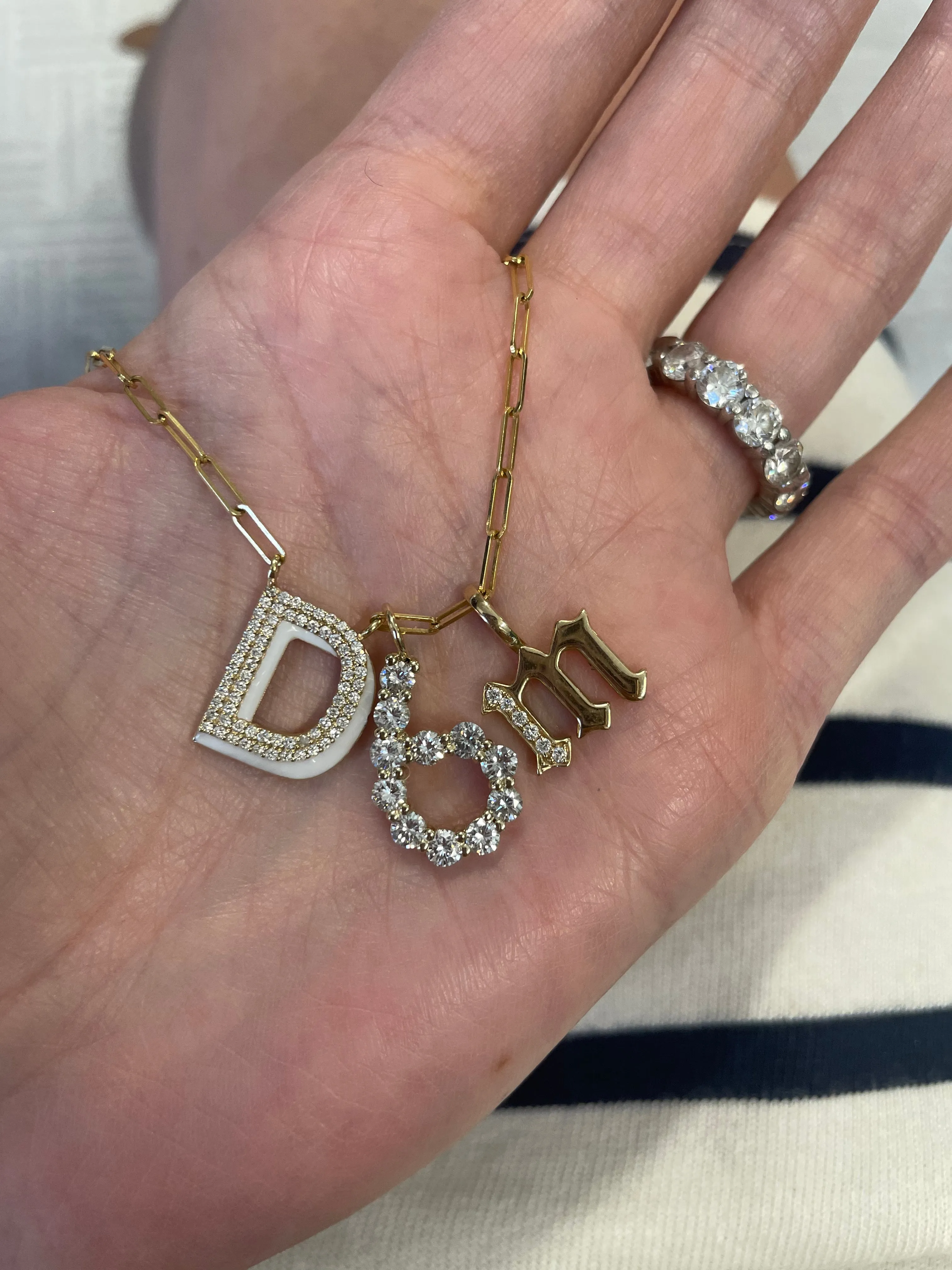 Diamond Digit Pendant