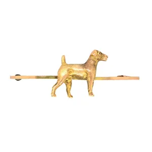 Dog Bar Brooch