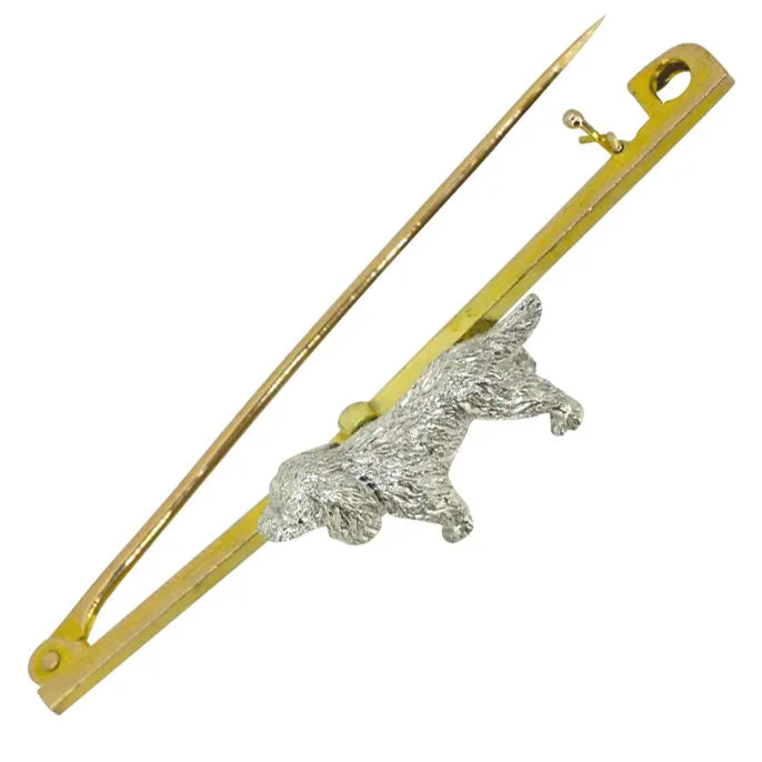 Dog Bar Brooch