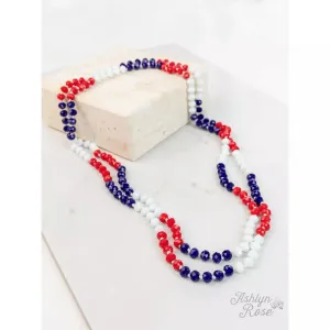 Essential {PATRIOTIC} Double Wrap Necklace