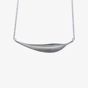 Eucalyptus Necklace, Silver