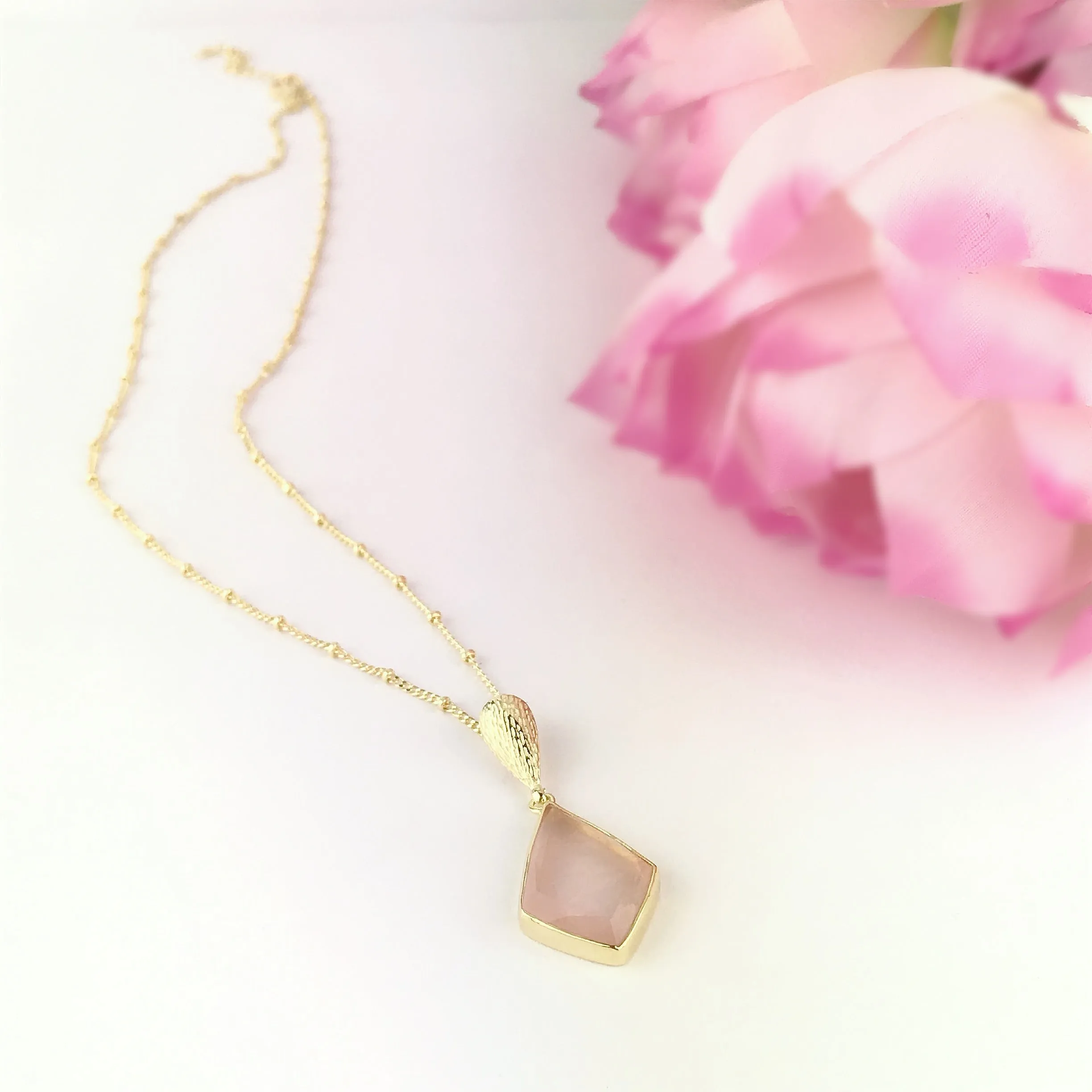 Evening Rose Necklace - VNKL214