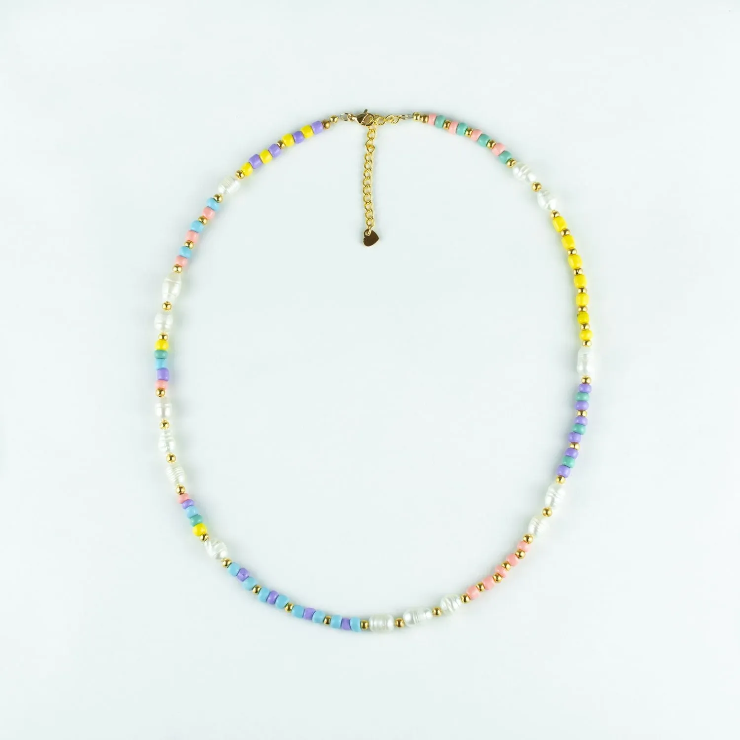 Felicity Colourful Freshwater Pearl Beaded Necklace