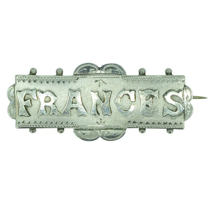 Frances Name Brooch