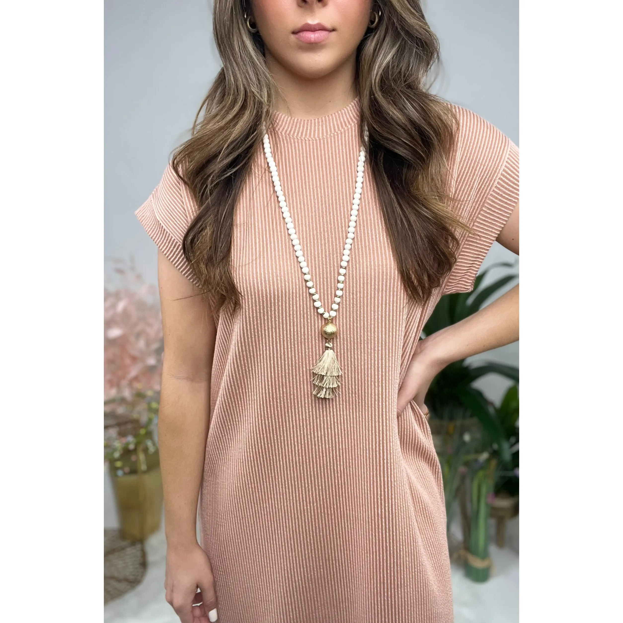 Fringe Drop Necklace