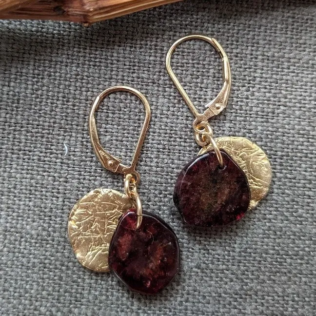 Garnet Gemstone Earrings