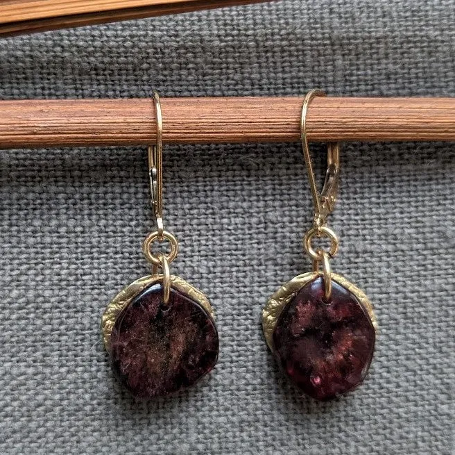 Garnet Gemstone Earrings