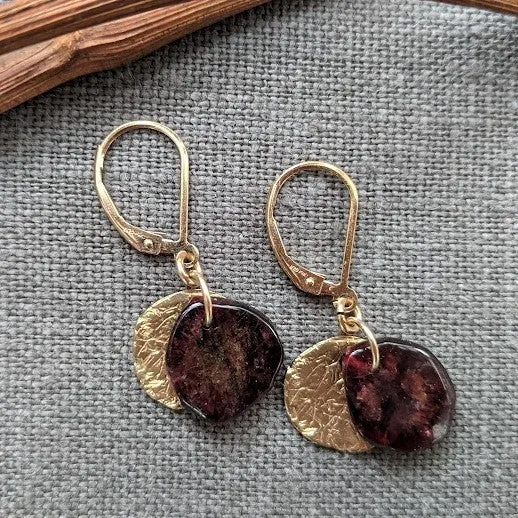 Garnet Gemstone Earrings