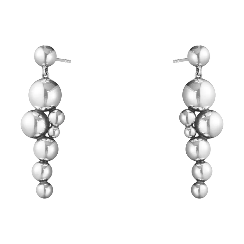 Georg Jensen Moonlight Grapes Silver Earrings 551K