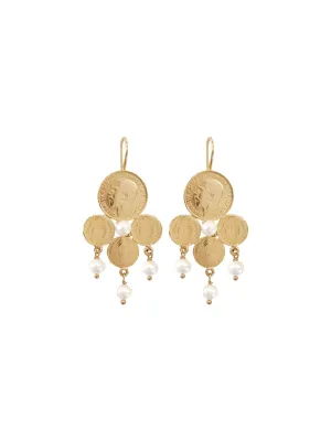 Gold Catalan Earrings